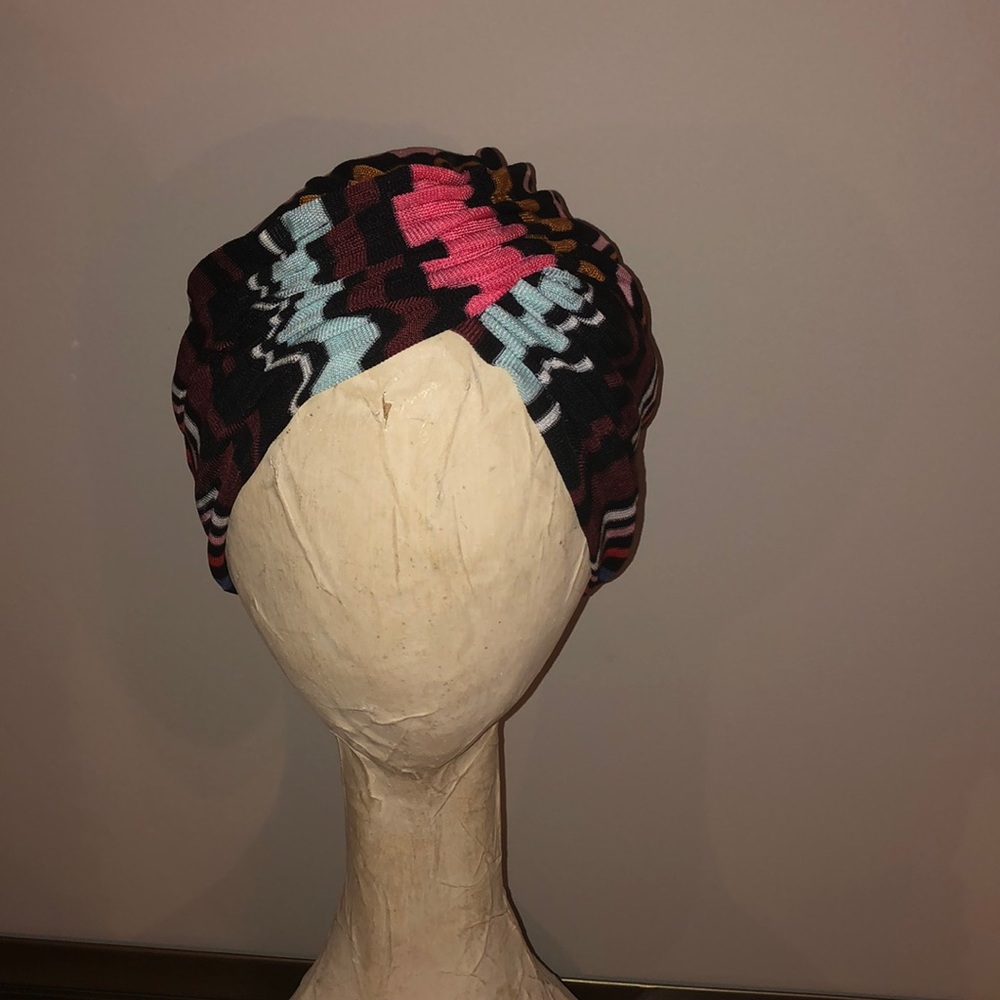 Missoni knit turban
